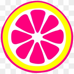 Pink Lemon Clipart - Slice Lemon Clipart, HD Png Download - lemons png