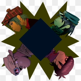 Demon Days Transparent Background , Png Download - Cartoon, Png Download - gorillaz png