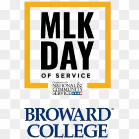 Mlk Day-bc 2020 Color Png - Broward College, Transparent Png - mlk png