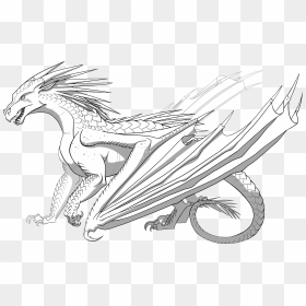 Wings Of Fire Wiki - Icewing Wings Of Fire Dragons, HD Png Download - narwhal png