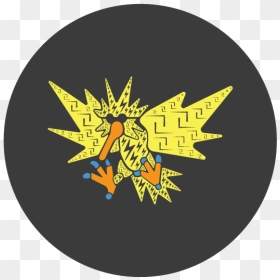 Zapdos - Circle, HD Png Download - zapdos png