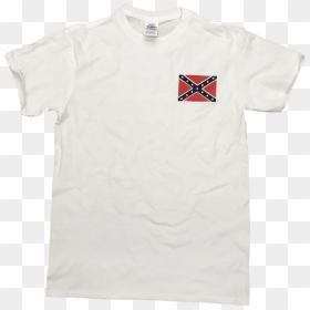 Redneck Paradise Confederate Flag T-shirt - T-shirt, HD Png Download - confederate flag png