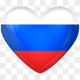 Russian Flag Heart Png Clipart , Png Download - Russia Flag Heart Png, Transparent Png - russian flag png