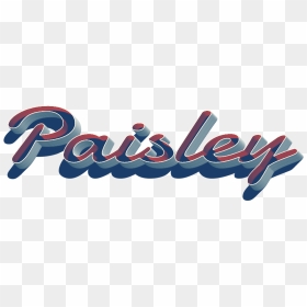 Paisley 3d Letter Png Name - Thursday Name, Transparent Png - paisley png