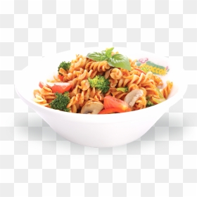 Chunky Tomato Sauce Pasta - Clipart Of Pasta With Vegetables, HD Png Download - chicken fry png