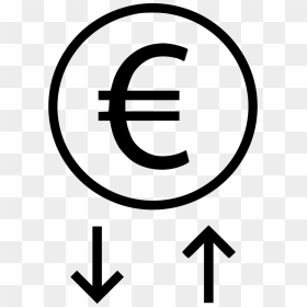 Arrows Up Down Euro Sing - Euro Symobole Png, Transparent Png - sing png