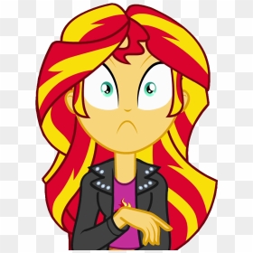 Sunset Shimmer Equestria Girl Shocked , Png Download - Sunset Shimmer, Transparent Png - shocked png