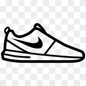 Nike Roshe Run - Clip Art Of Nike Shoe, HD Png Download - run png