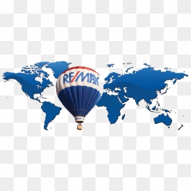 Re/max Franchise Cost And Fee - Hd Png Flat World Map, Transparent Png - remax png