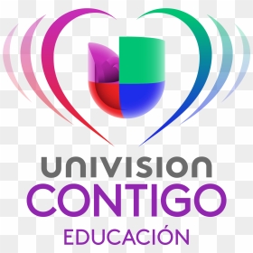 Univision Contigo Logo Png, Transparent Png - univision logo png