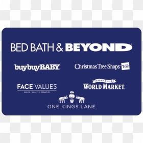 Bed Bath And Beyond, HD Png Download - bed bath and beyond logo png