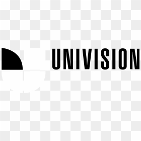 Univision Logo Black And White - Univision, HD Png Download - univision logo png
