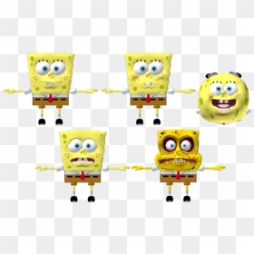 Dehydrated Spongebob Battle For Bikini Bottom, HD Png Download - spongebob characters png