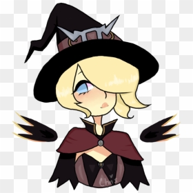 Witch Mercy By Weabunny - Witch Hat Drawing Anime, HD Png Download - overwatch mercy png