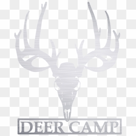 Deer Camp Metal Sign - Antler, HD Png Download - elk png