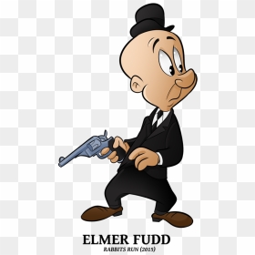 Transparent Elmer Fudd Clipart - Looney Tunes Rabbits Run Elmer Fudd, HD Png Download - elmer fudd png