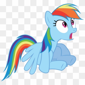 Fall Weather Friends, Rainbow Dash, Safe, Shocked, - My Little Pony Rainbow Dash Surprised, HD Png Download - shocked png