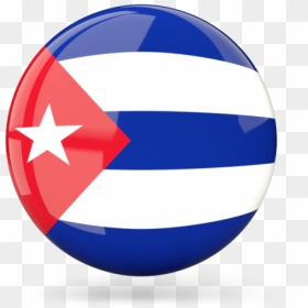 Glossy Round Icon - Cuba Flag Icon Png, Transparent Png - cuban flag png