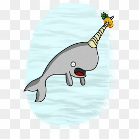 Cartoon, HD Png Download - narwhal png