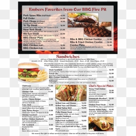 Menu , Png Download - Meat And Beans, Transparent Png - fire embers png