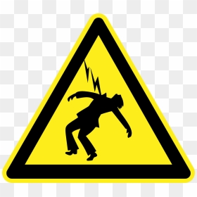 First Aid For An Electric Shock - Fork Lift Truck Sign, HD Png Download - shocked png
