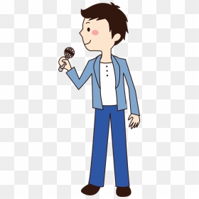 Man Karaoke Sing Clipart, HD Png Download - sing png