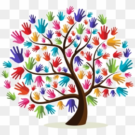 Diversity Clipart Business Group - Tree With Hands As Leaves, HD Png Download - diversity png