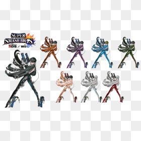Super Smash Bros Bayonetta Skins, HD Png Download - bayonetta png