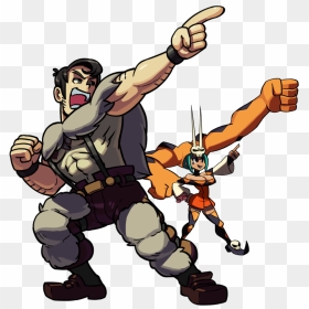 Beowulf Skullgirls Pointing, HD Png Download - yaranaika png