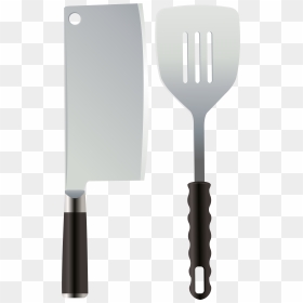 Kitchen Knife And Spatula Png Clip Art, Transparent Png - spatula png