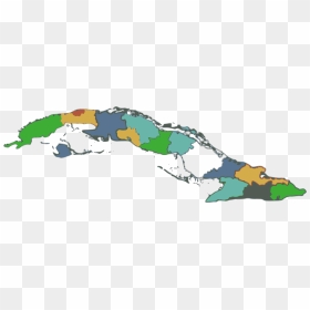 Cuba Provincias Clip Arts - Cuba Map Clip, HD Png Download - cuban flag png