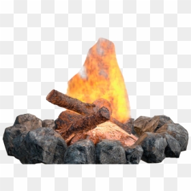 Fireplace Png Clipart - Fire With Wood Png, Transparent Png - fireplace png