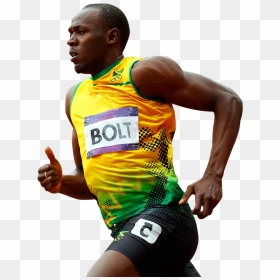 Usain Bolt Transparent Background, HD Png Download - bolt png