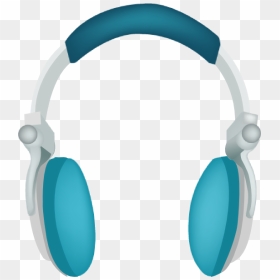 Headphone Clipart - Blue Headphones Clip Art, HD Png Download - headphones vector png