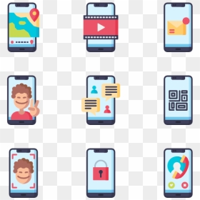 Icon, HD Png Download - cellphone icon png