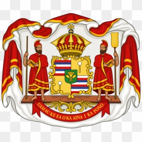 724px-royal Coat Of Arms Of Hawaii - Hawaiian Kingdom Coat Of Arms, HD Png Download - kamehameha png