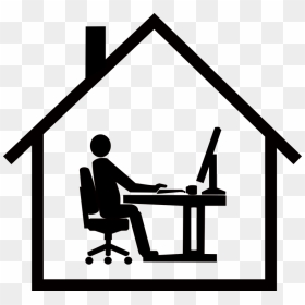 Clip Art Work At Home, HD Png Download - office png