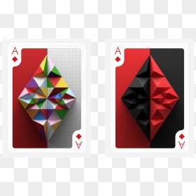 Ace Of ♢︎ - Triangle, HD Png Download - playing card png