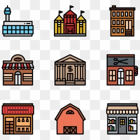Icon, HD Png Download - town png
