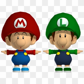 Mario And Luigi Baby, HD Png Download - mario head png