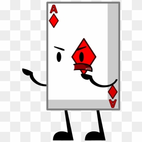 The Object Shows Community Wiki - Bfdi Playing Card, HD Png Download - playing card png