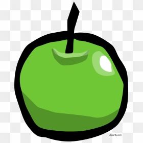 Cartoon Apple, HD Png Download - green apple png