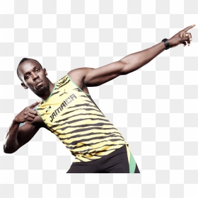 Mahendra Singh Dhoni Png Transparent Image - Usain Bolt Png, Png Download - bolt png
