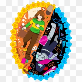 Rainbowclashart Dark Colors Rainbow Space Trippy Png - Cartoon, Transparent Png - trippy png