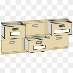 Filing Cabinet Clip Art, HD Png Download - office png
