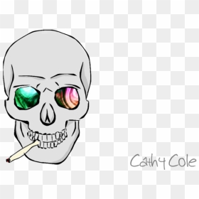 Trippy Transparent Skull - Trippy Drawings Of Cool Skulls, HD Png Download - trippy png