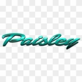 Paisley Name Logo Png - Graphic Design, Transparent Png - paisley png