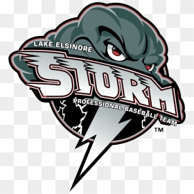 Lake Elsinore Storm Logo Png, Transparent Png - storm png