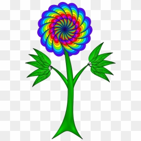 Colorful Paisley Flower - Clip Art, HD Png Download - paisley png