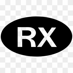 Rx - White Close Icon Png, Transparent Png - rx png